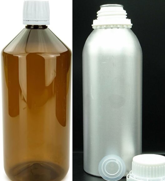 Literflessen Leeg - PET, Glas en Aluminium