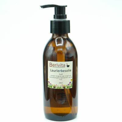 laurierbesolie koudgeperst 200ml pompfles