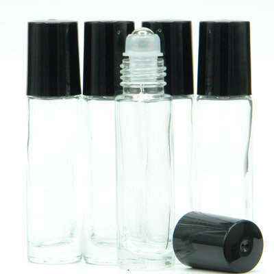 rollerflesjes zwarte dop