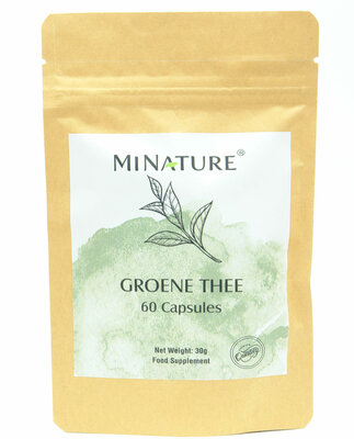 Groene Thee Capsules 60 stuks - Poeder van Matcha, Camellia sinensis groene thee capsules 60 stuks