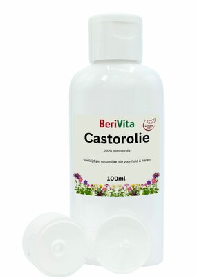 Castor Olie Puur 100ml flacon - Wonderolie, Ricinusolie 100ml castorolie, wonderolie