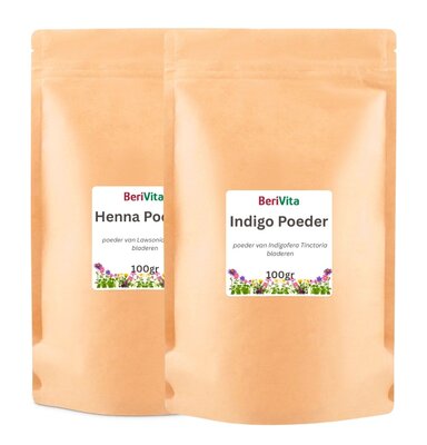 henna en indigo poeder set 100gr