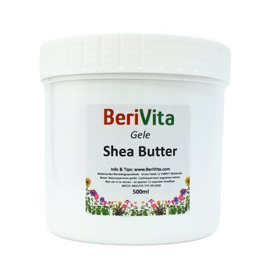 Shea Butter Geel, Yellow Pot 500ml