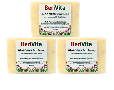 aloe vera scrub zeep 3x120gr