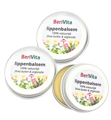 3x15ml pure lippenzalf, lippenbalsem blik