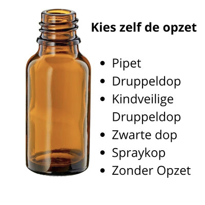 bruinglazen fles 100ml