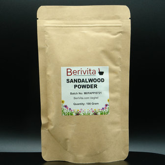 Sandelhout Poeder 100% Zuiver 100gr - Sandalwood