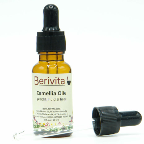 camellia olie witte japonica oil pipetfles