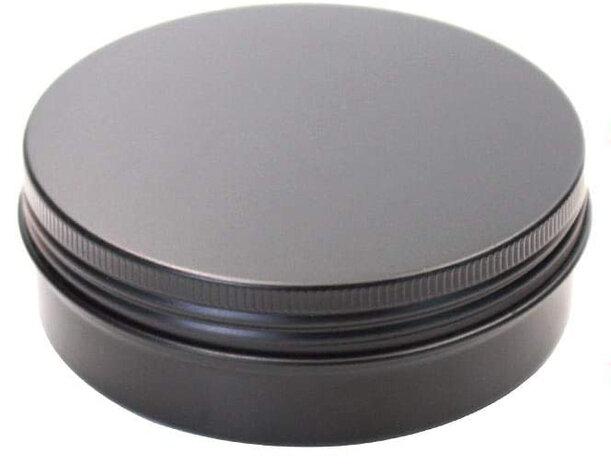 zwarte blikjes 100ml leeg mat 50 stuks
