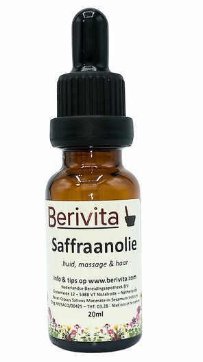 saffraanolie pipetfles