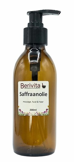 saffraanolie pompfles