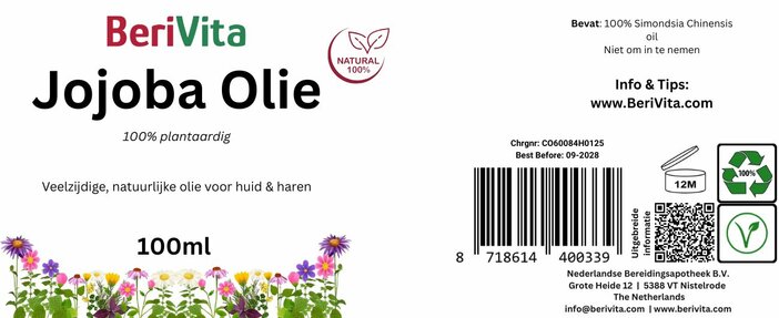 etiket jojoba olie