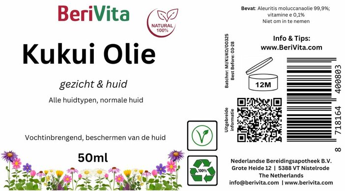 etiket kukui olie