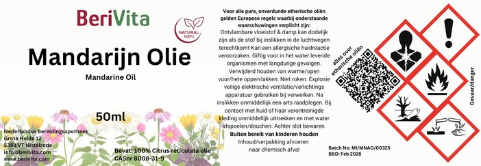 etiket mandarjnolie
