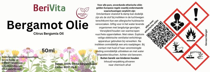 etiket bergamotolie