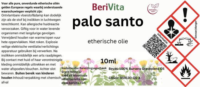 etiket palo santo