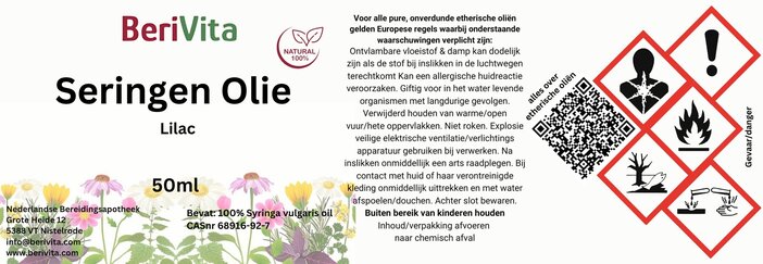 seringenolie etiket