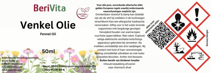venkelolie etiket