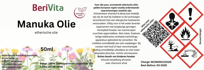 etiket manuka olie