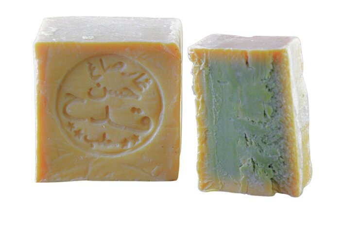 aleppo zeep blok doorsnee