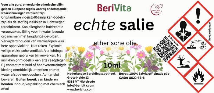 etiket salie olie