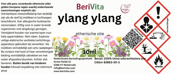 etiket ylang ylang olie 10ml