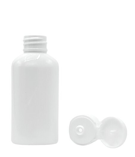 50ml flesje leeg wit