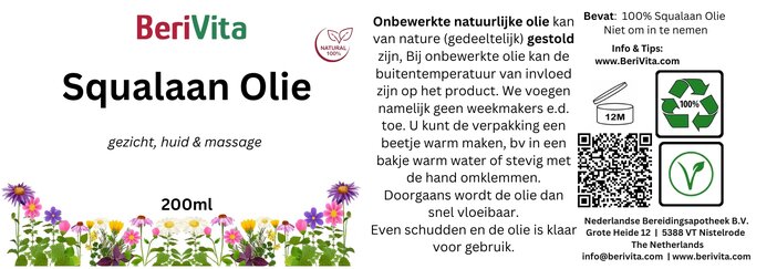 etiket squalaan 200ml