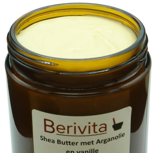 uiterlijk shea butter met arganolie en vanille