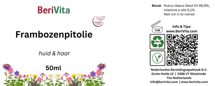 etiket frambozenpitolie 50ml