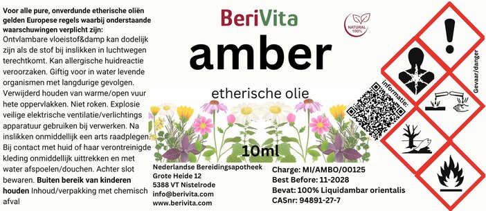 etiket amberolie 10ml