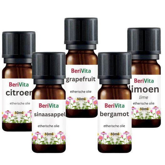 citrus olie geur etherische olie set