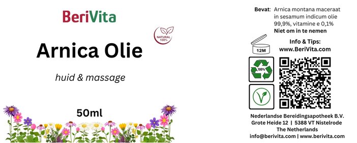 Arnica Olie Puur 50ml - Maceraat