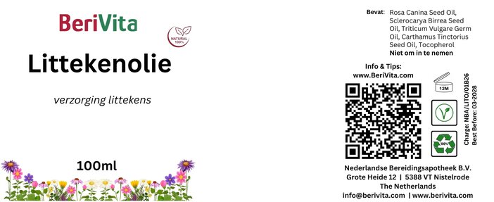 etiket littekenolie 100ml