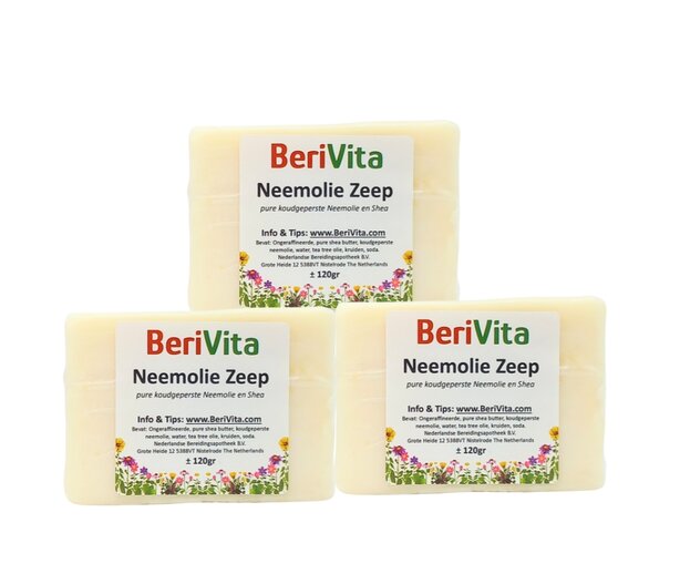 3x neemolie zeep