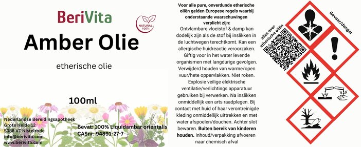amberolie etiket