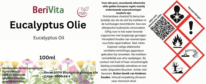 eucalyptusolie etiket