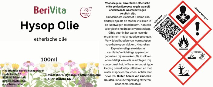 etiket hysopolie 100ml