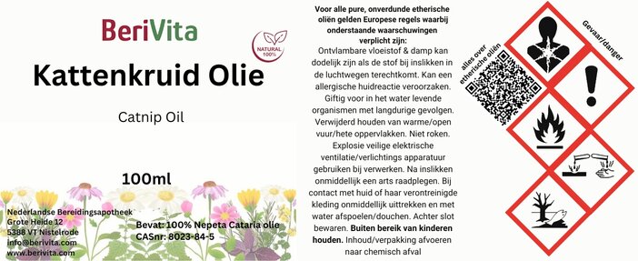 etiket kattenkruidolie