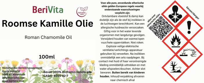 etiket roomse kamille olie