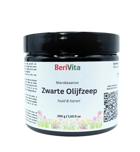 Marokkaanse olijfzeep 200gr pot