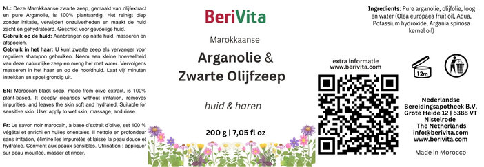 etiket olijf arganzeep