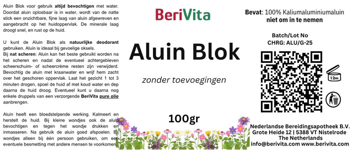 etiket aluin blok