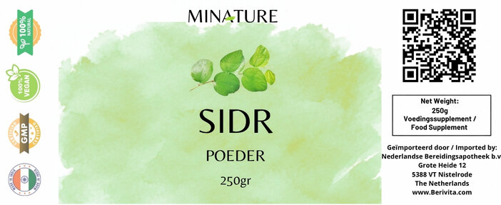 etiket sidr poeder 250gr