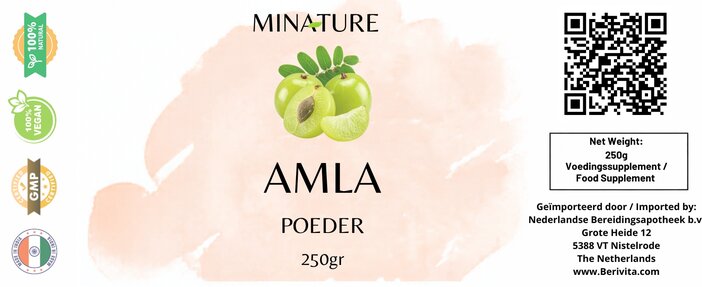 amla poeder etiket