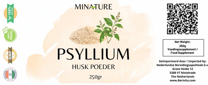 psyllium poeder etiket