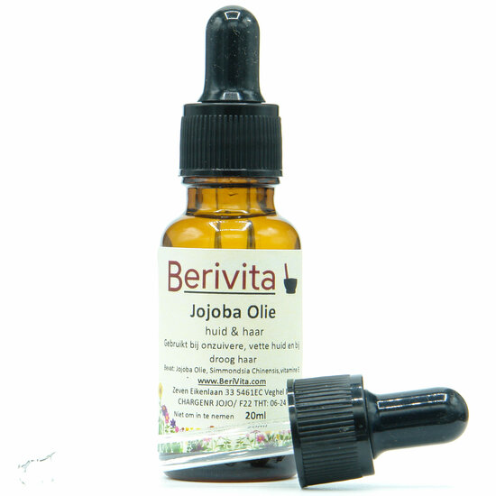 jojoba olie 20ml pipetflesje