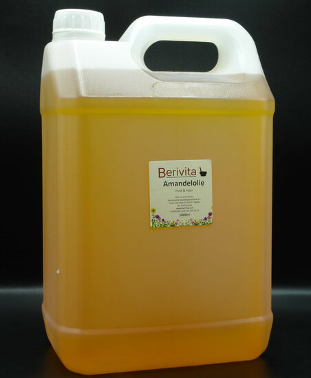 amandelolie, sweet almond oil 5 liter jerrycan