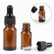 pipetflesje 10ml glas amber