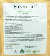 Ashwagandha capsules etiket